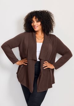 Cascade Cardigan Zipper Pocket