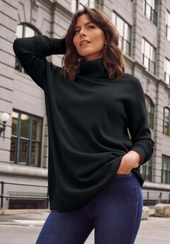 Turtleneck Tunic Sweater