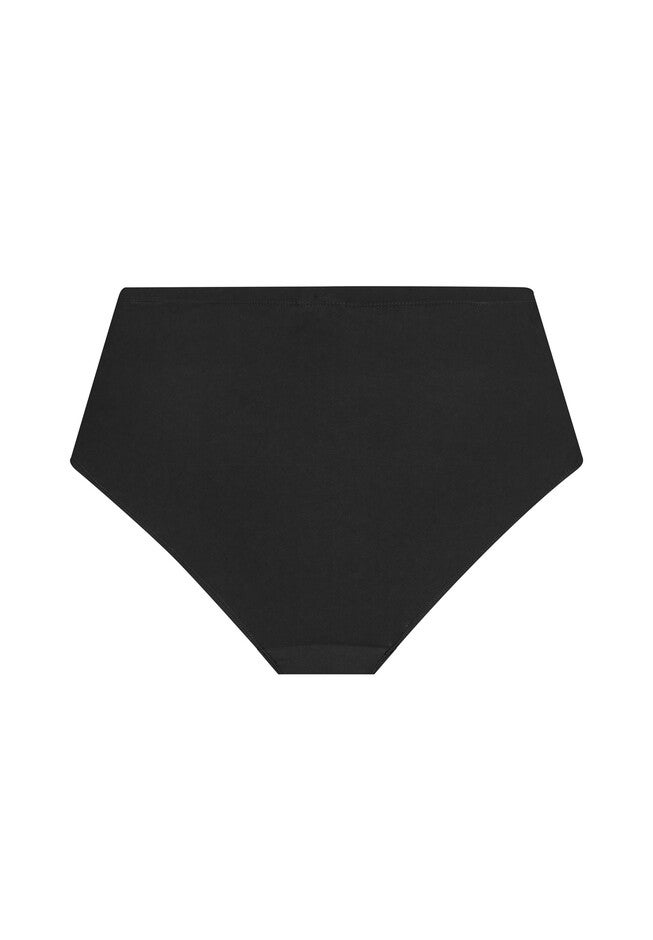 Hi Waist Swim Brief, BLACK, alternate image number null