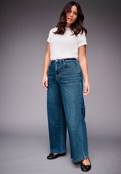 Studded Wide Leg Jean