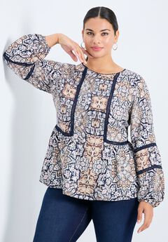 Bridget Lace Detail Blouse