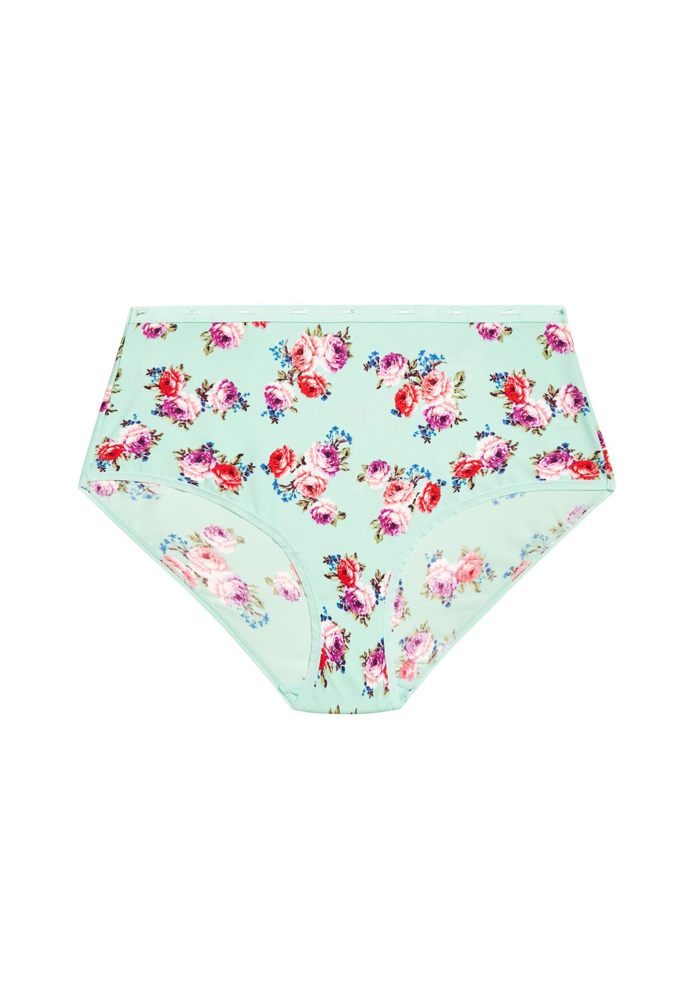 Fashion Microfiber Full Brief, MINT FLORAL, alternate image number 2