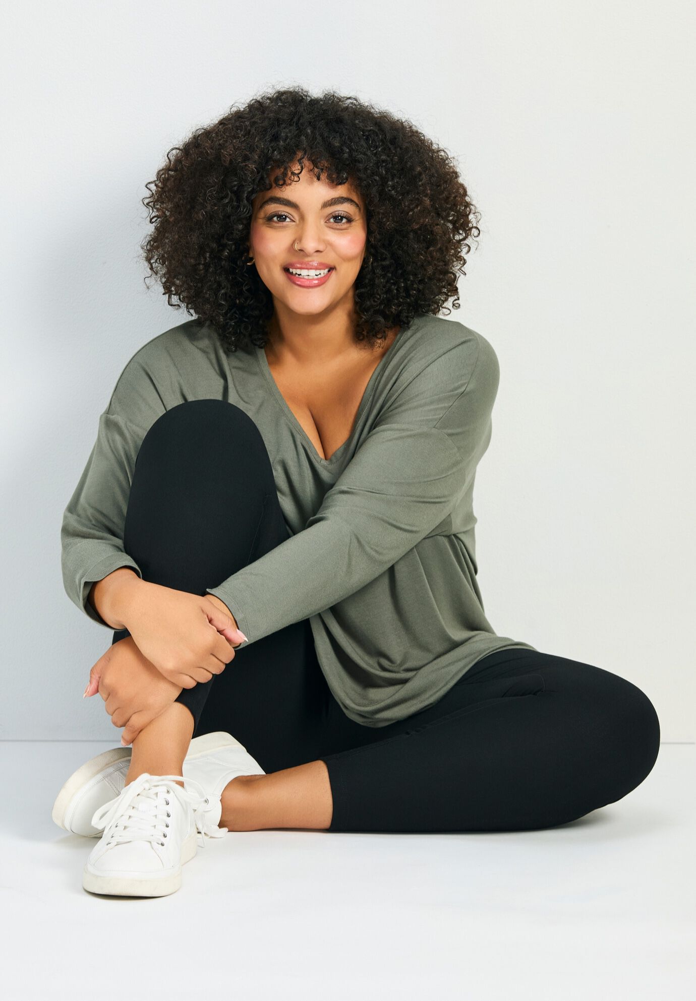 Taya Essential Top, OLIVE, alternate image number 4