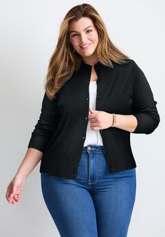 Plus Size Cotton Cardigans