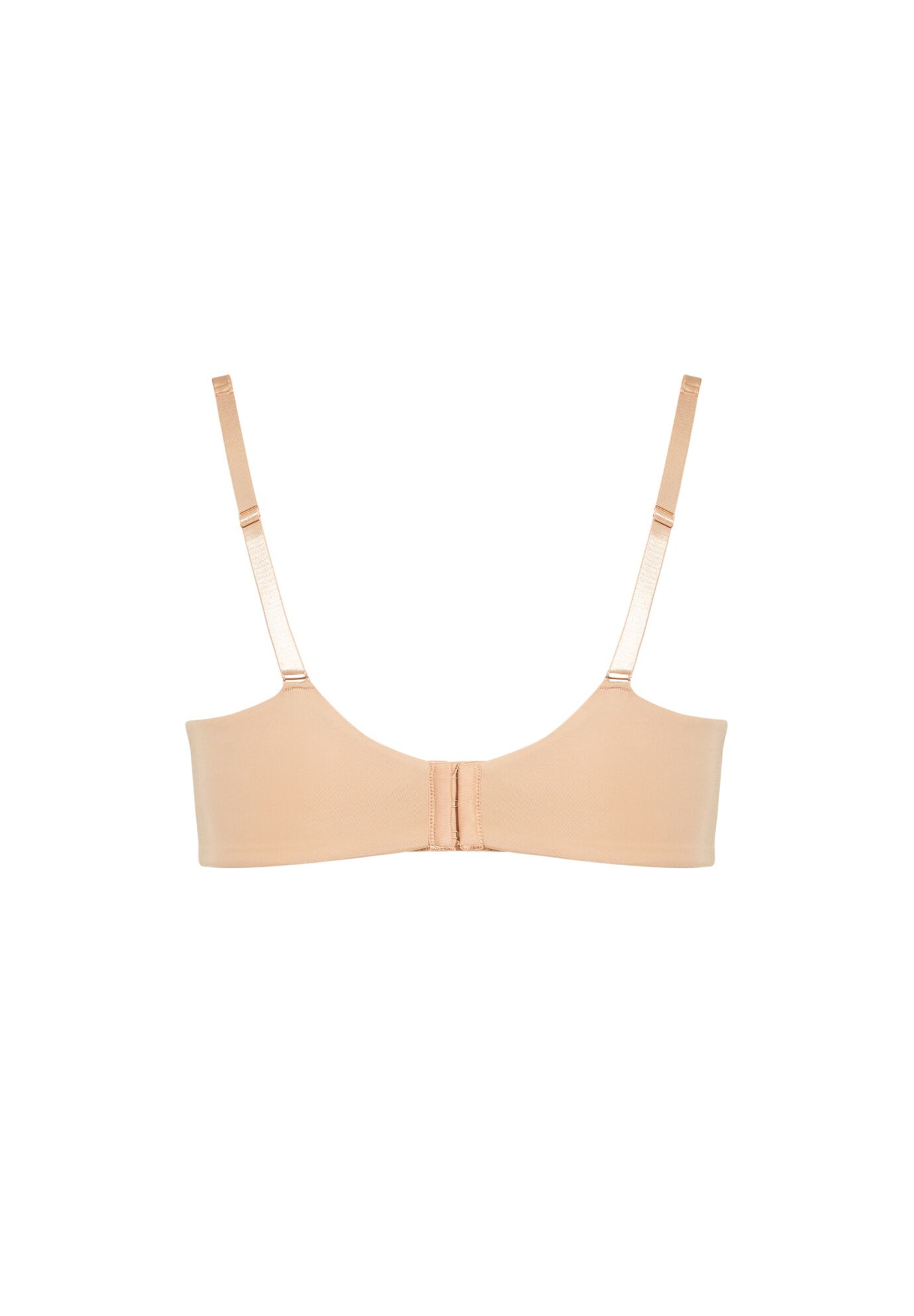 Underwire Basic Plunge Neckline Bra, NUDE, alternate image number 3