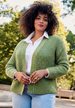 Open Front Cardigan Sweater