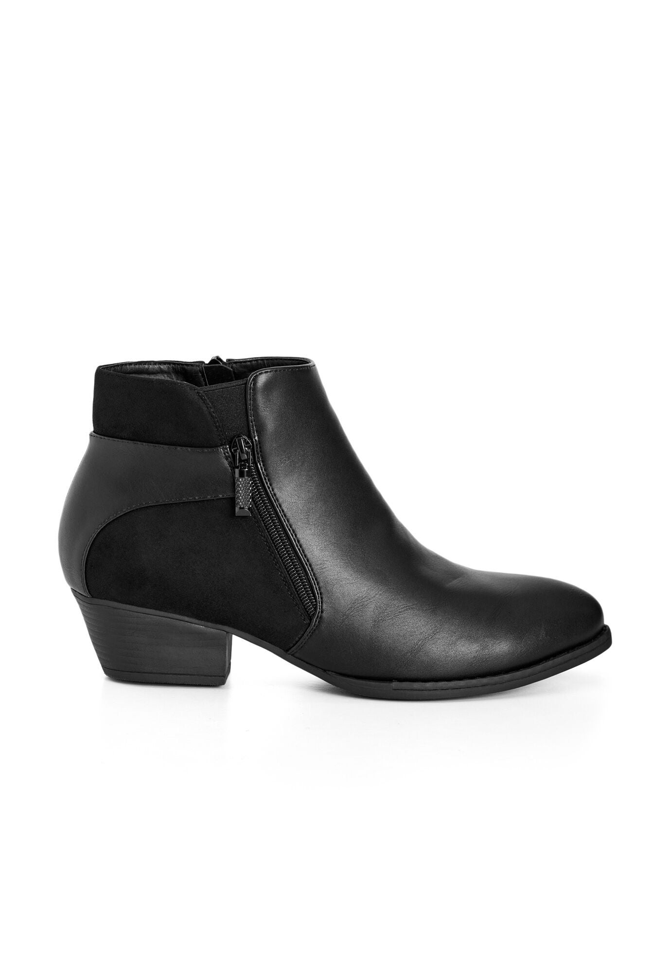 Haley Ankle Boot, BLACK, on-hover image number 1