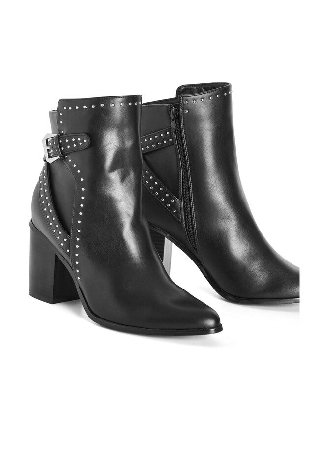 WIDE FIT Orly Ankle Boot - black, BLACK, alternate image number null