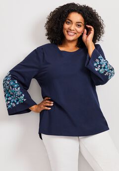 Novelty Bell Sleeve Top
