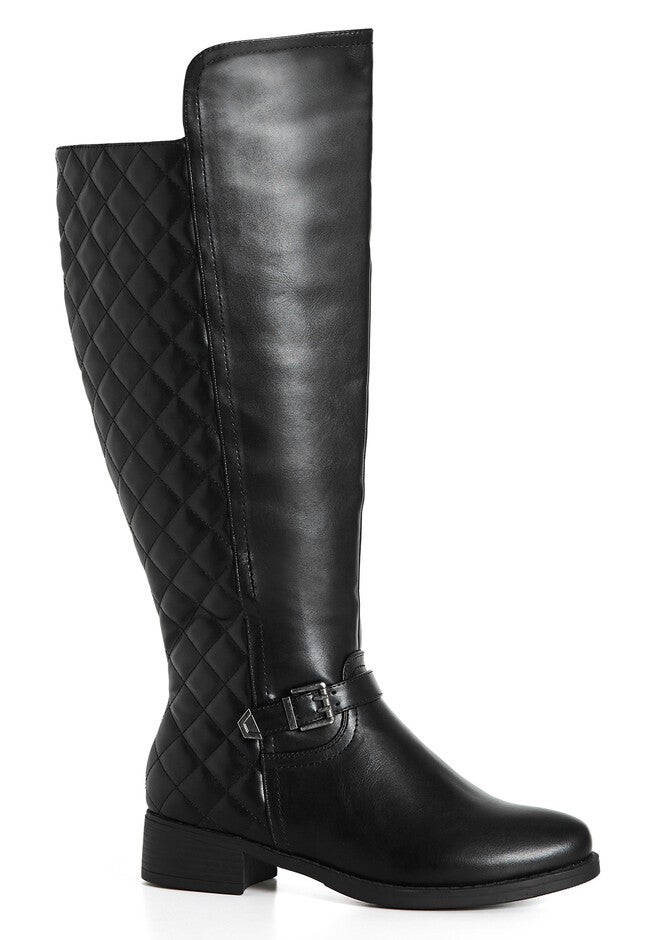 Ivory Tall Boot, BLACK, hi-res image number null