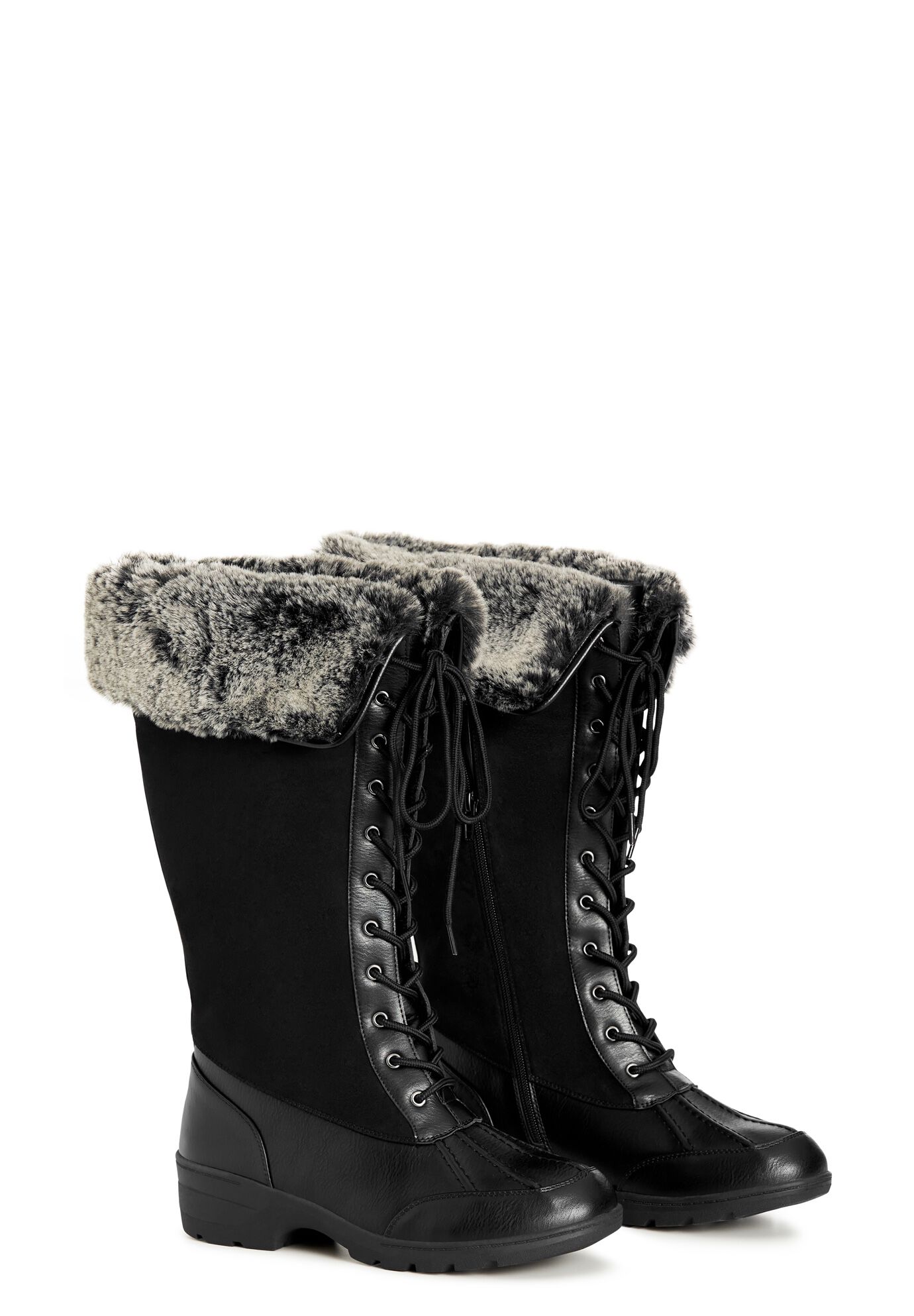 Alexis Cold Weather Boot, BLACK, alternate image number 2