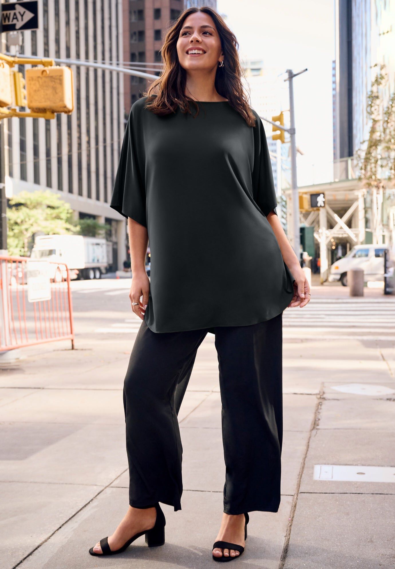 Capelette Tunic, BLACK, hi-res image number 0