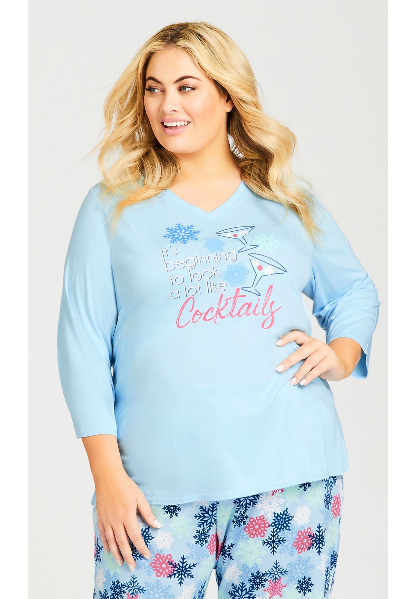 Woman within clearance pajamas outlet