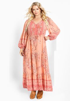 Chic Vintage Plus Size Maxi Dresses