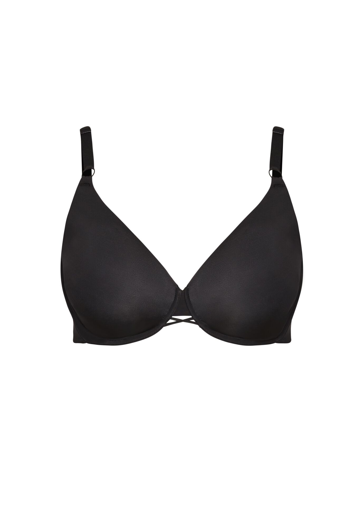 Back Smoother Bra, BLACK, alternate image number 2