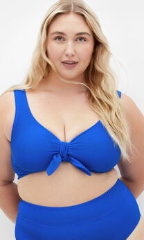 Valencia Underwire Bikini Top - cobalt blue
