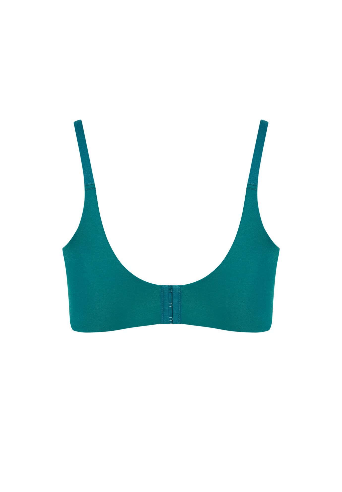 Fashion Smooth Back Bra, DEEP TEAL, alternate image number 4