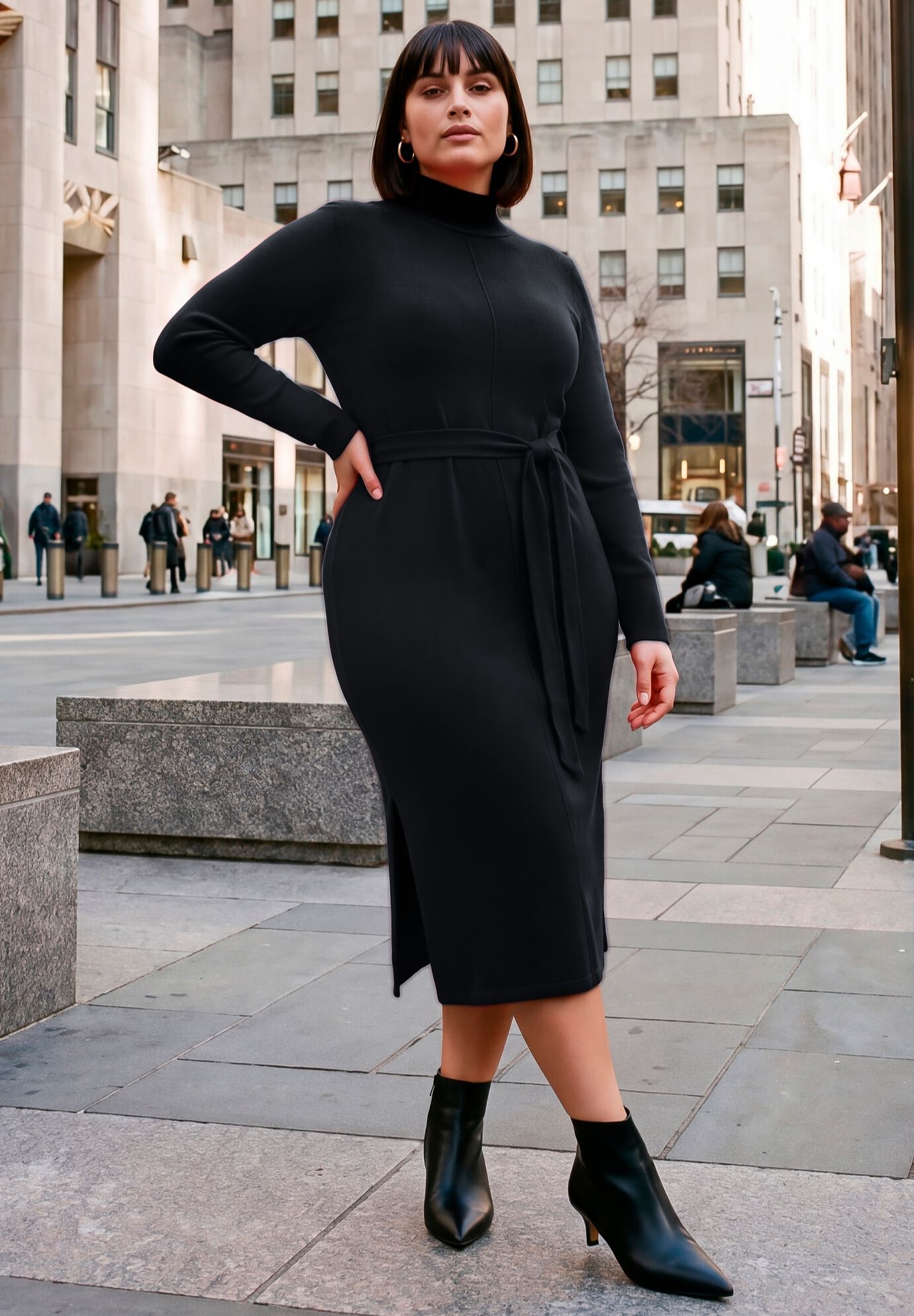 Ray Of Light Dress, BLACK, on-hover image number 1