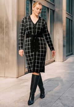 Cardigan Sweater Dress