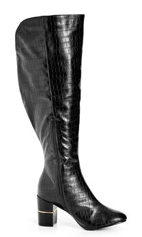 Black Knee Boots