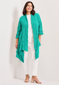 Pointelle Sweater Cardigan