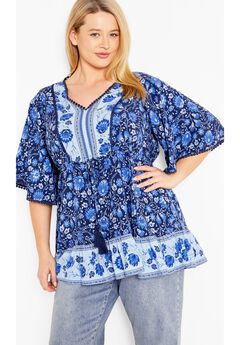 Utopia Border Tunic