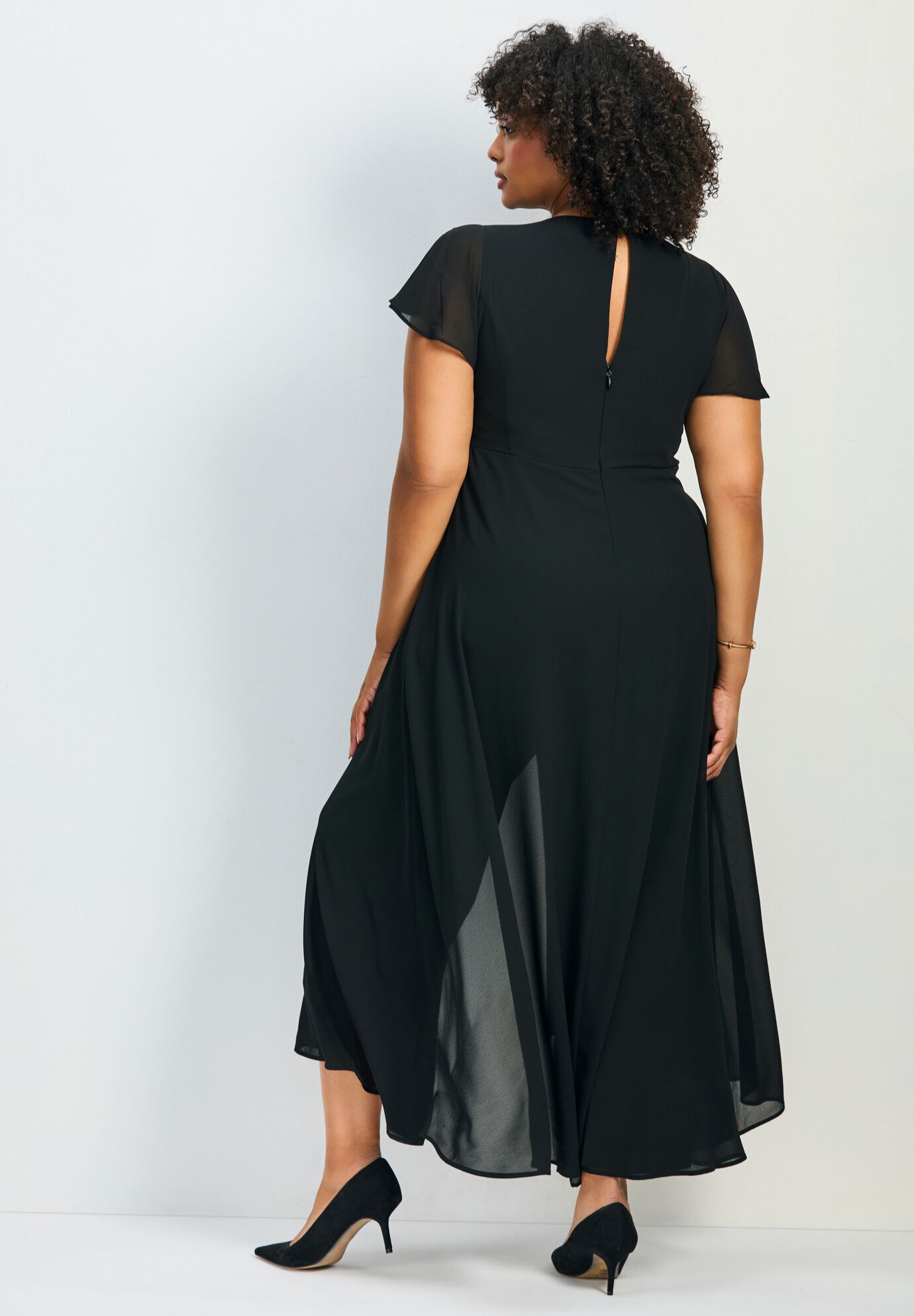 Glam Jumpsuit, BLACK, alternate image number 2