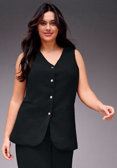 Button Front Vest