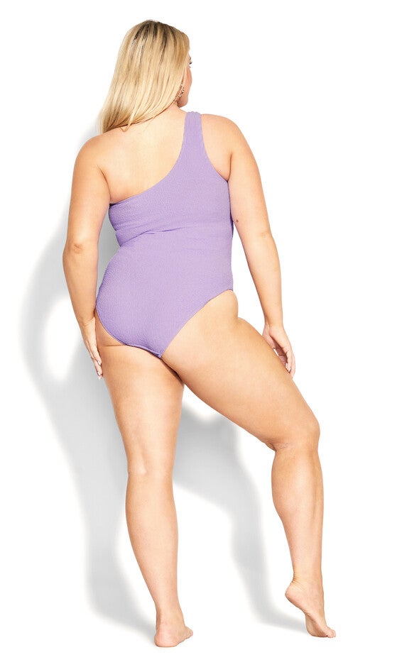 Izzy One  Shoulder 1 Piece - violet, PURPLE, alternate image number 2