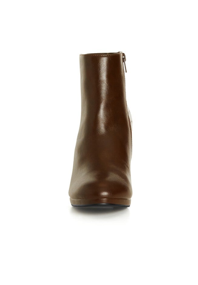 WIDE FIT Rubi Ankle Boot - choc brown, RED WHITE BLUE, alternate image number 4