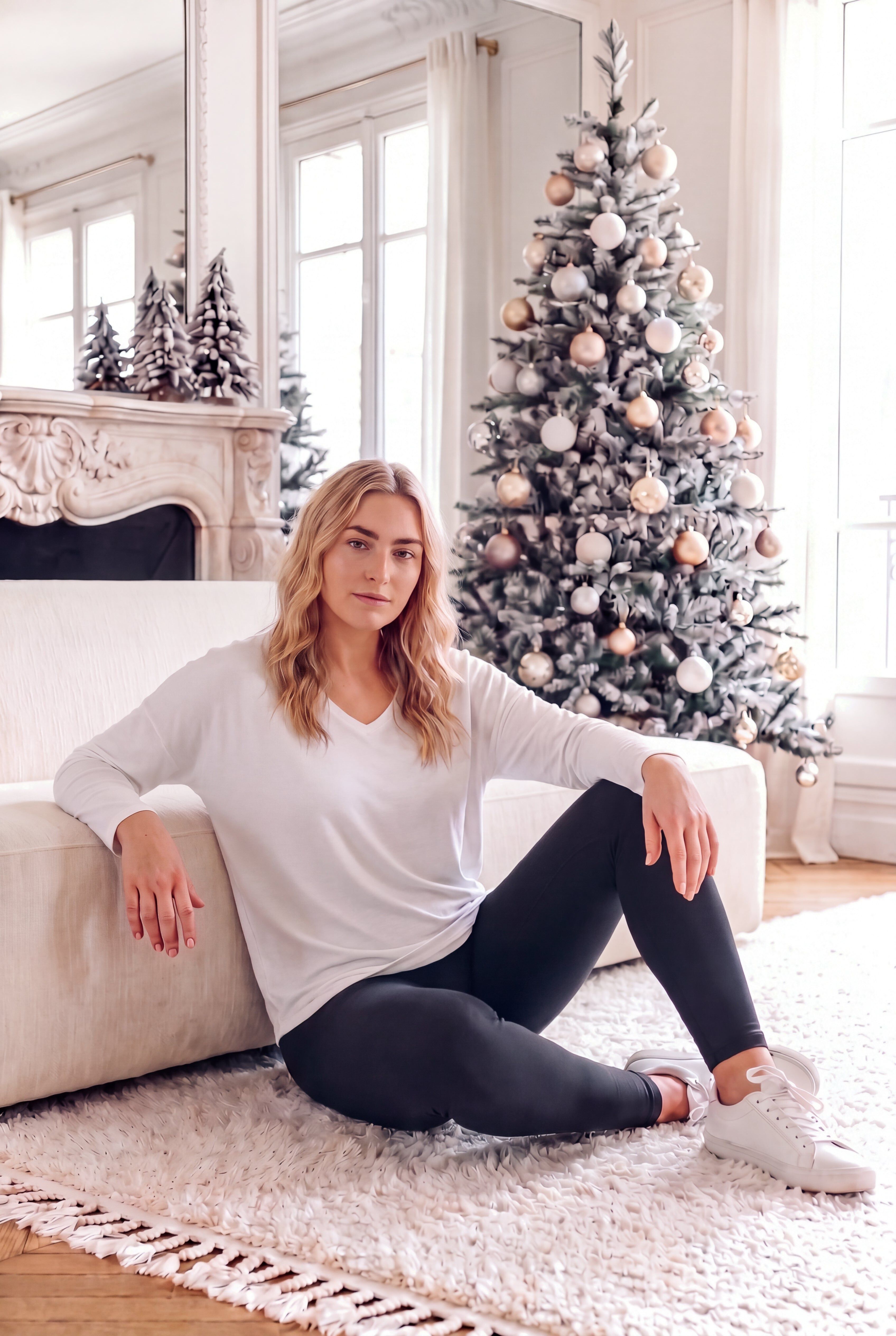 Taya Essential Top, WHITE, hi-res image number 0