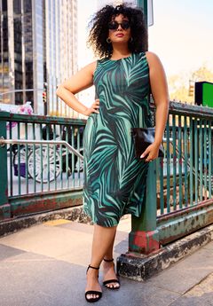 Sleeveless Mesh Dress