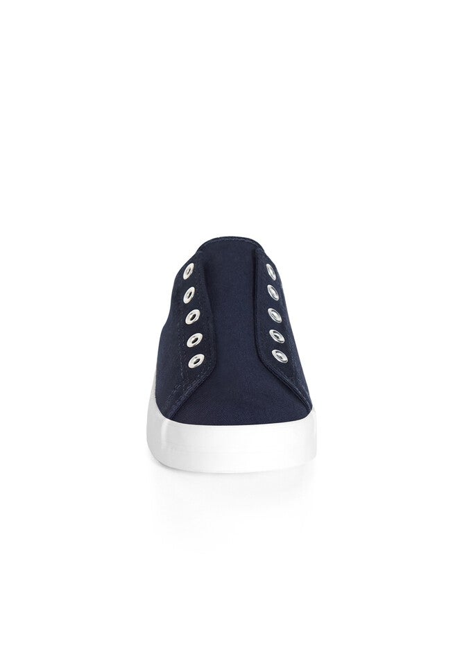 Laceless Sneaker, NAVY, alternate image number null