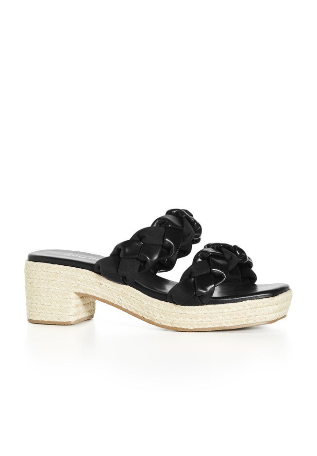 WIDE FIT Roxy Flatform Heel black Woman Within