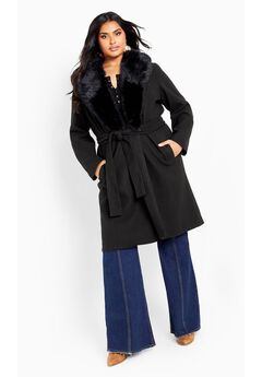 Plus Size Long Wool Coats