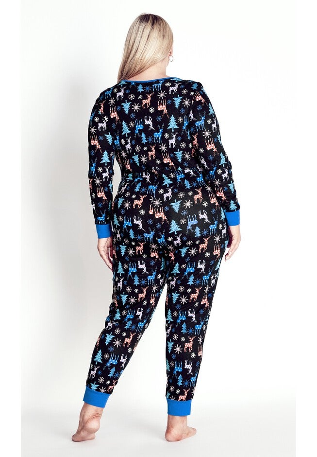 Festive Print Onesie, FESTIVE, on-hover image number null