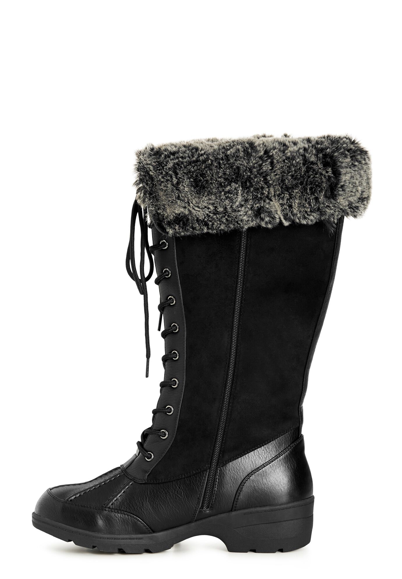 Alexis Cold Weather Boot, BLACK, alternate image number 3