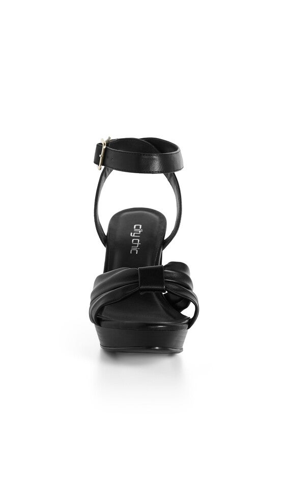 WIDE FIT Leah Platform - black, BLACK, alternate image number null