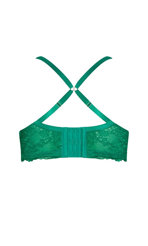 Allure Push Up Bra - kelly green, GREEN, alternate image number 4