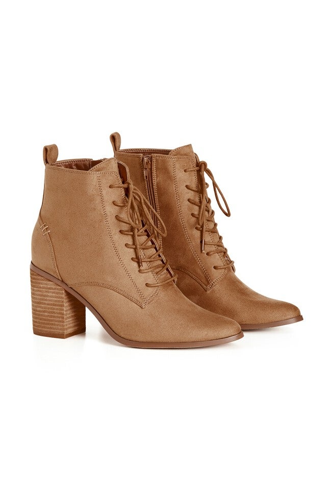 WIDE FIT Calista Ankle Boot - tan, TAN, alternate image number null