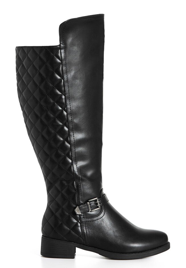 Ivory Tall Boot, BLACK, alternate image number null