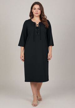Lacing Sheath Dress