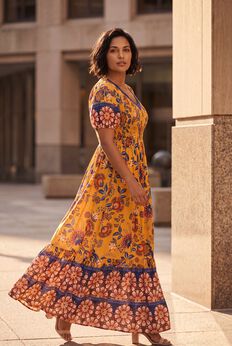 Plus Size Gold Dresses