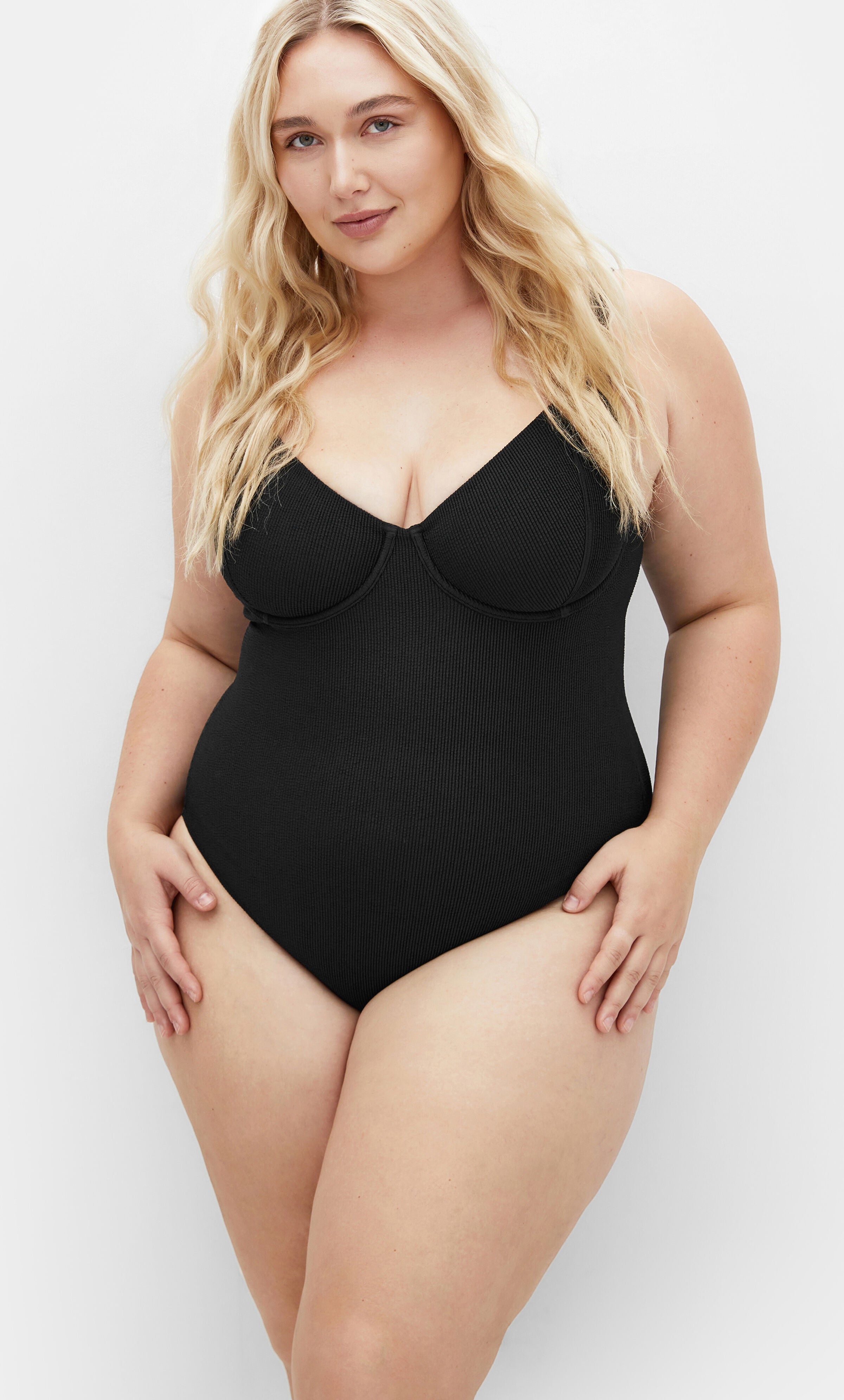 Corfu Underwire 1 Piece - black, BLACK, alternate image number 4