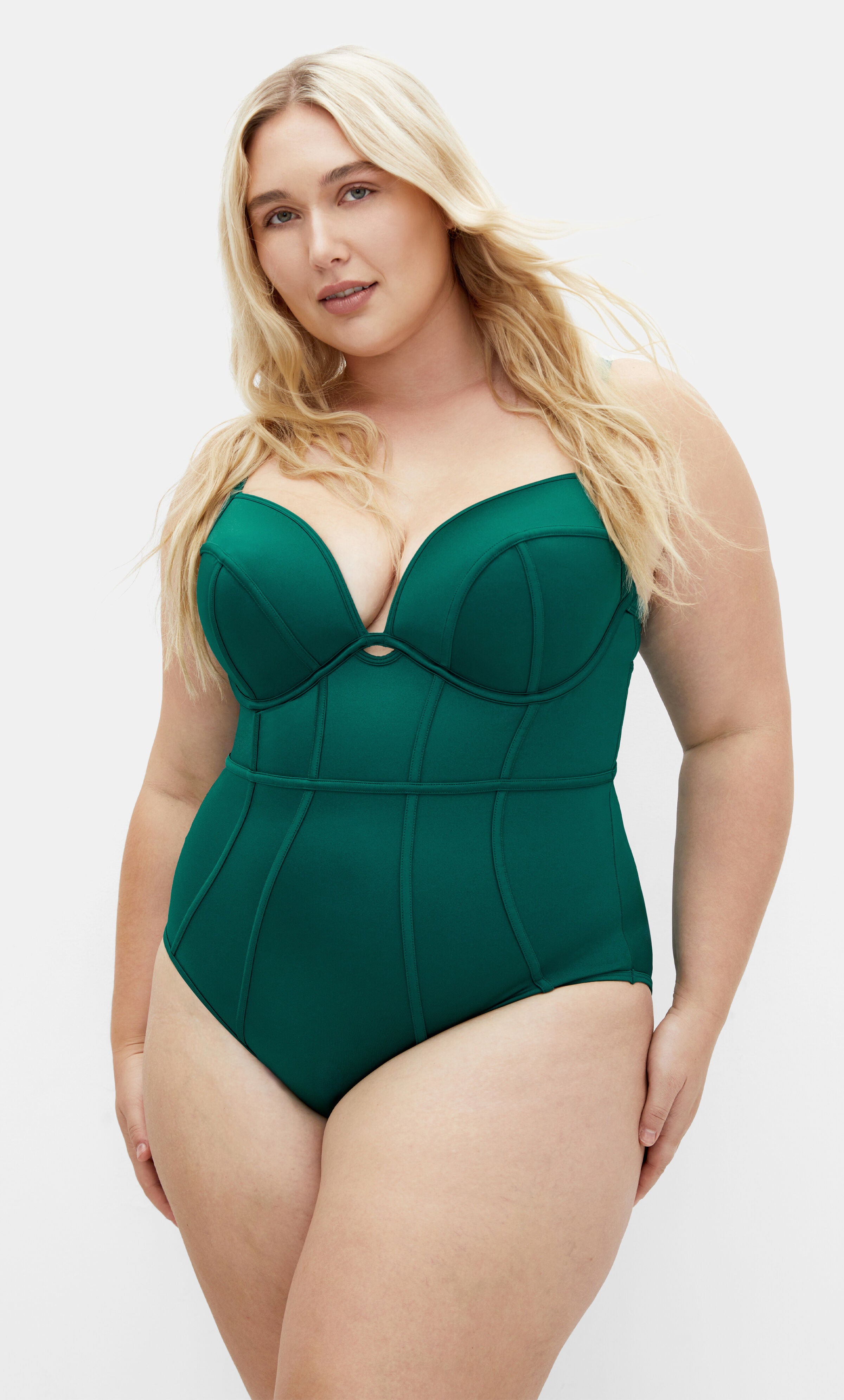 Grenada Underwire 1 Piece - emerald, GREEN, alternate image number 6
