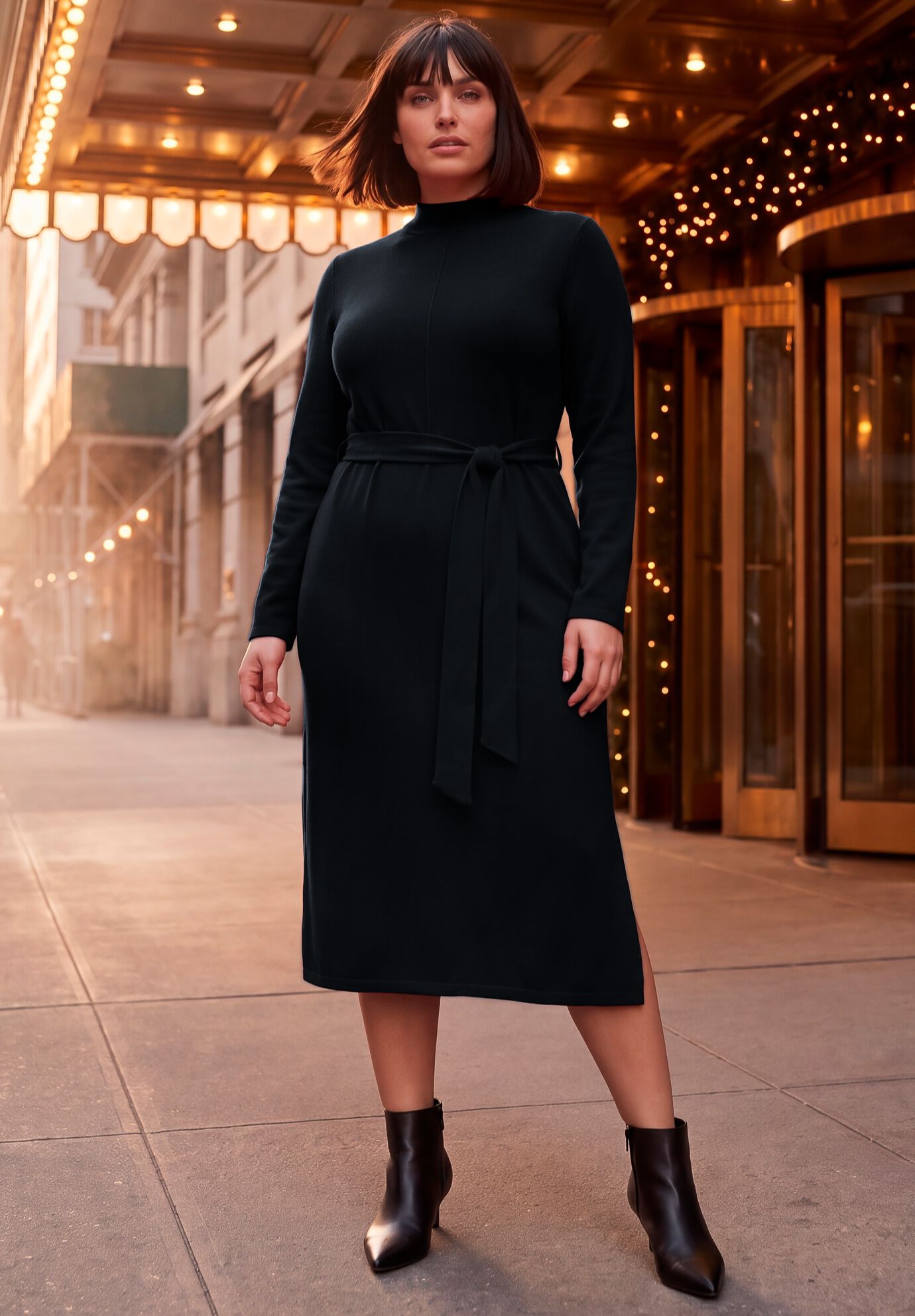 Ray Of Light Dress, BLACK, alternate image number 3