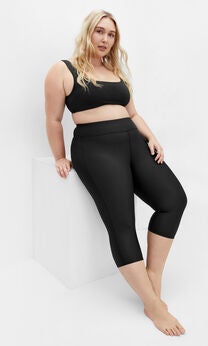 Azores Swim Capri - black