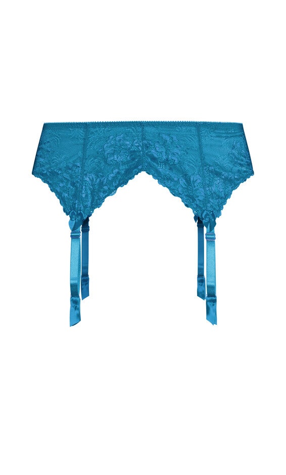 Cosette Garter Belt - blue, BLUE, alternate image number null