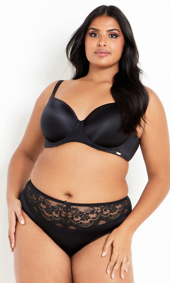 Smooth & Chic T-Shirt Bra - black, BLACK, hi-res image number null