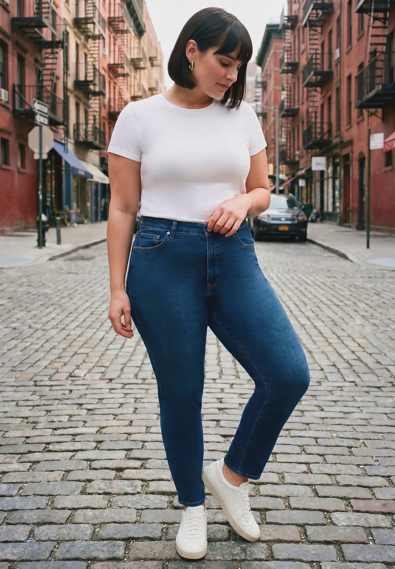 Butter Denim Curvy Straight Leg Jean, MEDIUM WASH, hi-res image number 0